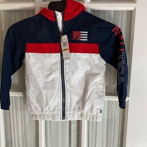 Nautica Kids' Red and White Jacket Set